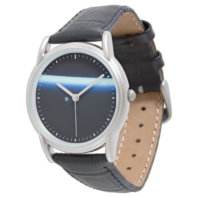 Montre La fine ligne de l'atmosphère terrestre et une lun (Incliné)