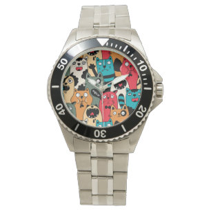 Montre La foule de chats
