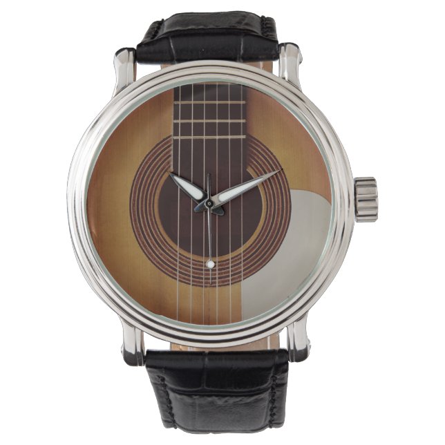 Montre La guitare accoustique (devant)