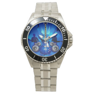 Montre La guitare bleue -