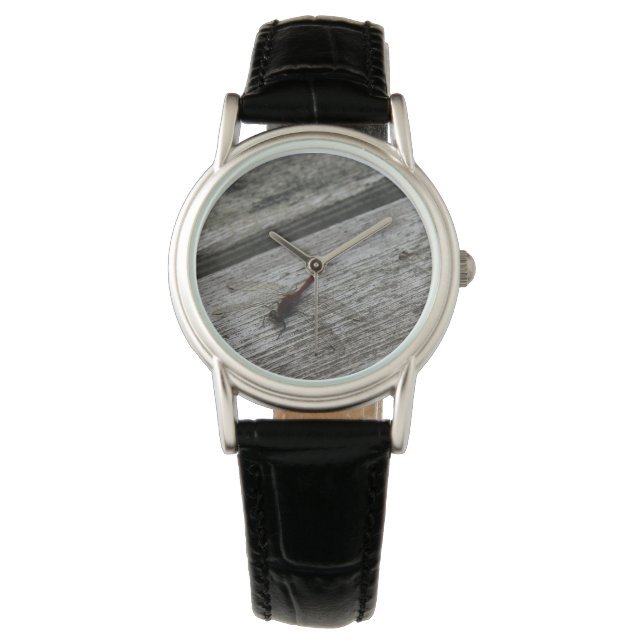 Montre La libellule rouge (devant)