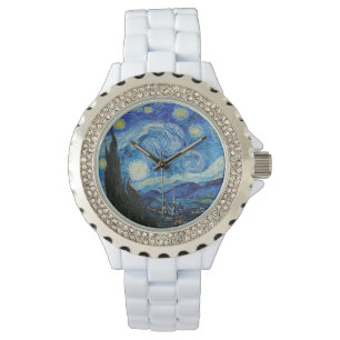 Montre La nuit étoilée (1889) par Vincent Van Gogh