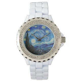 Montre La nuit étoilée (1889) par Vincent Van Gogh