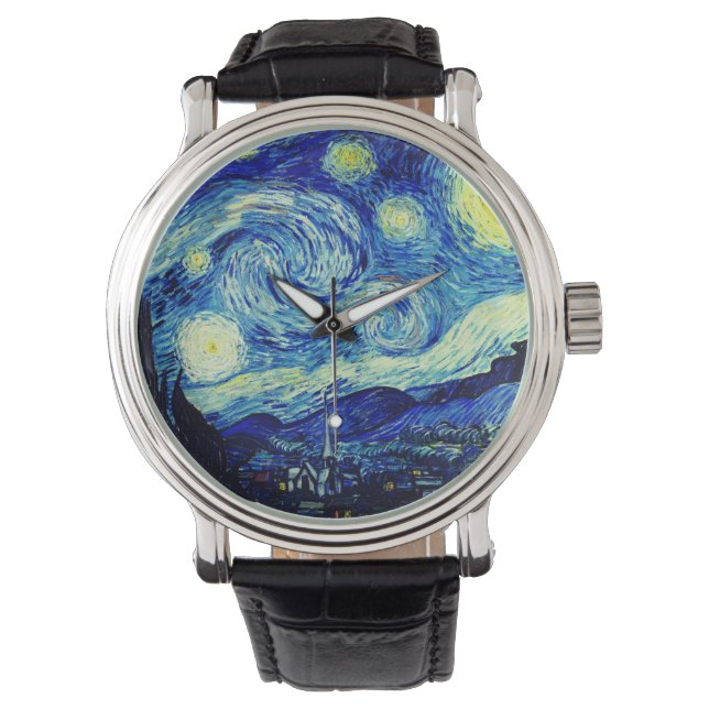 Montre La nuit étoilée par Vincent Van Gogh (devant)