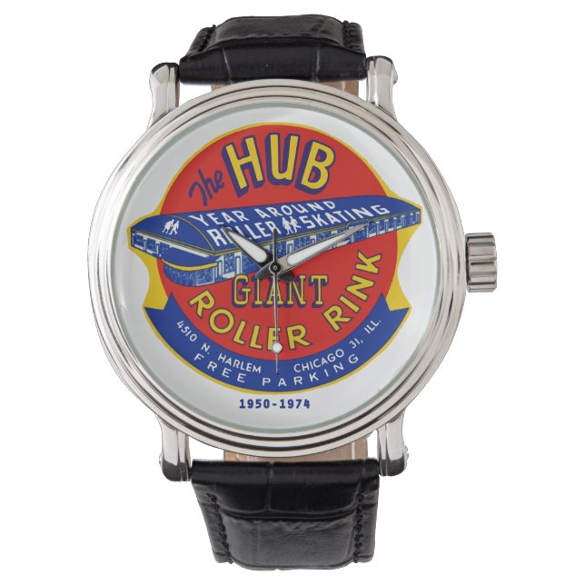 Montre La patinoire Hub Roller, Chicago/Norridge, IL (devant)