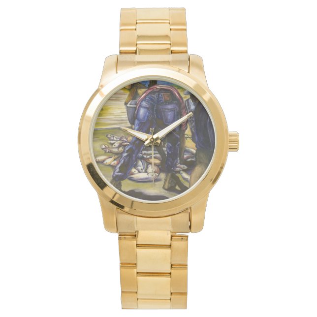 Montre La Pêche du Matin, Île Harbor, Bahamas (devant)