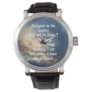 Montre La prière de sérénité