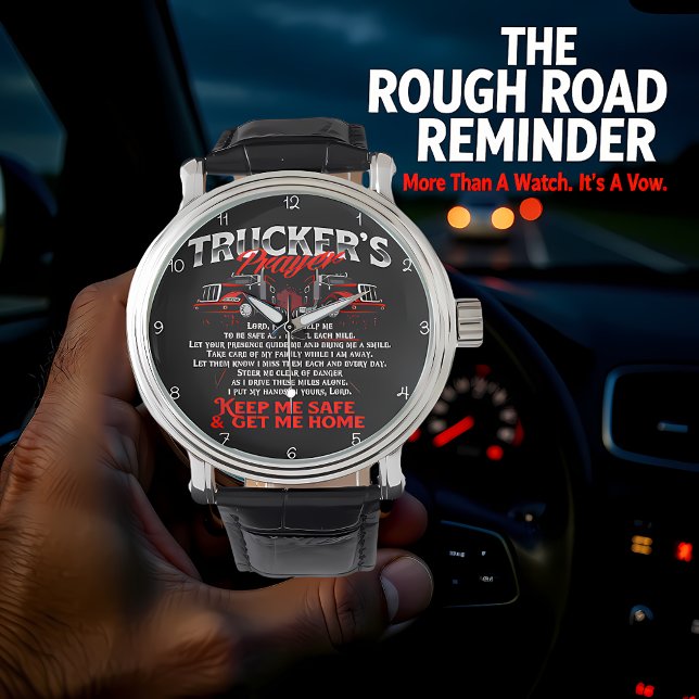 Montre La prière du routier : Garde-moi en sécurité (Créateur téléchargé)