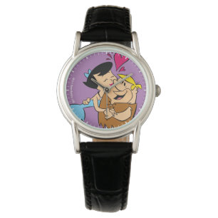 Montre La prise de bec de baiser des Flintstones Betty