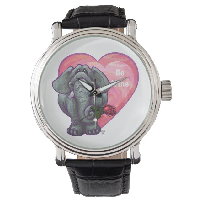 Montre La Saint-Valentin des éléphants (devant)
