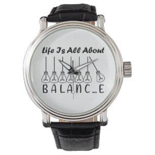 Montre La vie, c'est l'équilibre de l'inspiration de moti