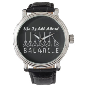 Montre La vie, c'est l'équilibre de l'inspiration de moti