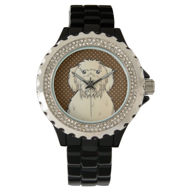 Montre Labradoodle Chien Cartoon Paws (devant)