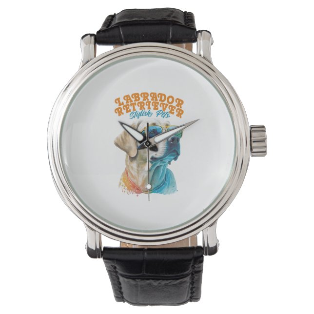Montre Labrador Retriever Stylish Animaux (devant)