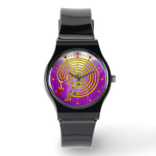 Montre LABYRINTH D'OR HYPER EN violet