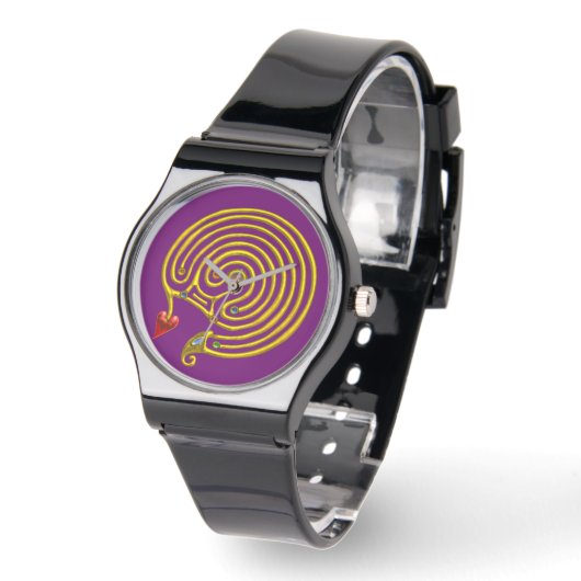 Montre LABYRINTH HYPER, noir (Angle)