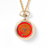 Montre LABYRINTHE HYPER, rouge (Recto)