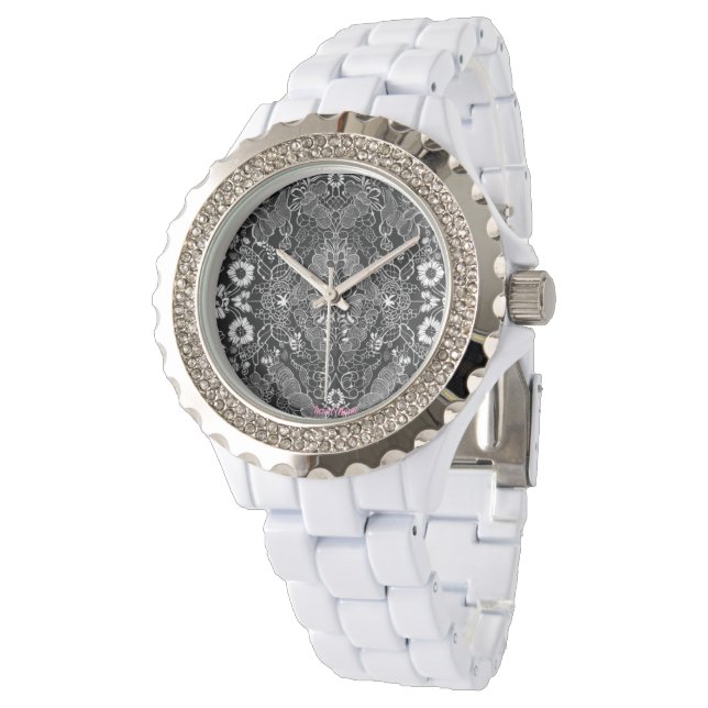 Montre Lace Floral Harmony (Incliné)