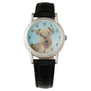 Montre Lakeland Terrier Peinture - Cute Original Chien Ar