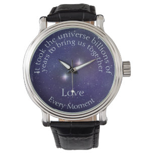 Montre L'amour écrit dans les étoiles Paroles sentimental