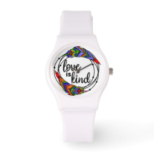 Montre L'amour est une sorte de plume colorée