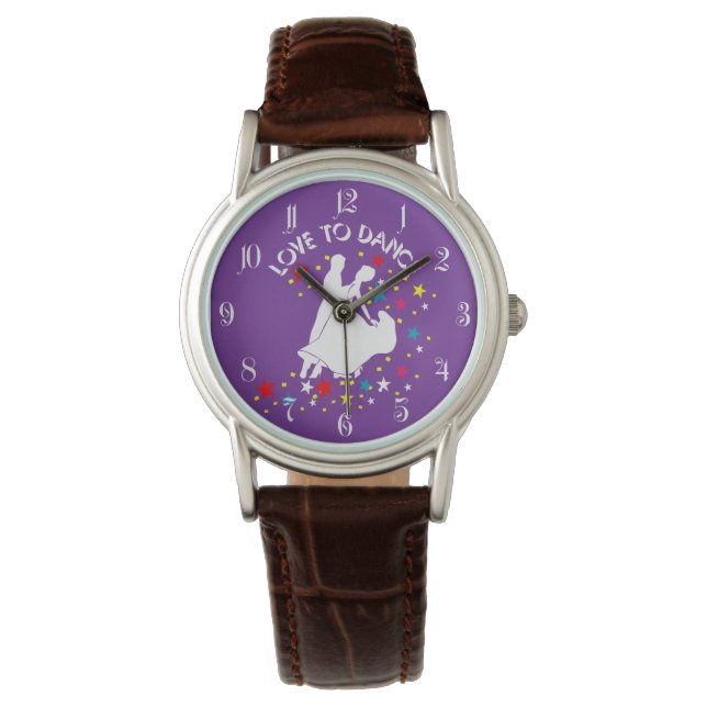 Montre L'amour pour la danse (devant)
