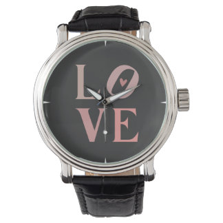 Montre L'amour toujours attention : Portez votre coeur su