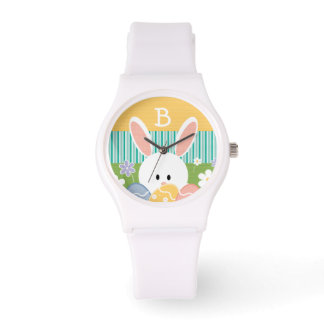 Montre Lapin de Pâques Jaune Monogramme