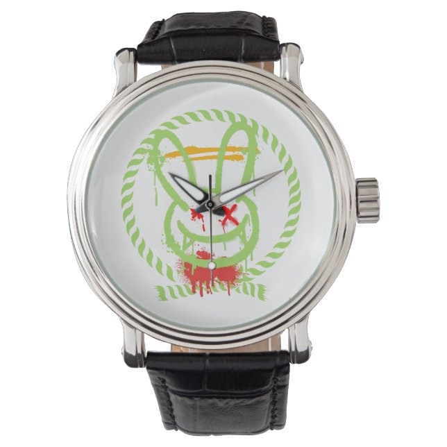 Montre lapin effrayant (devant)