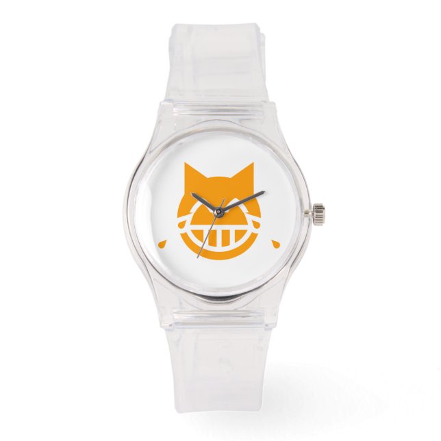 Montre Larmes de la Joie Chat Emoji (Recto)