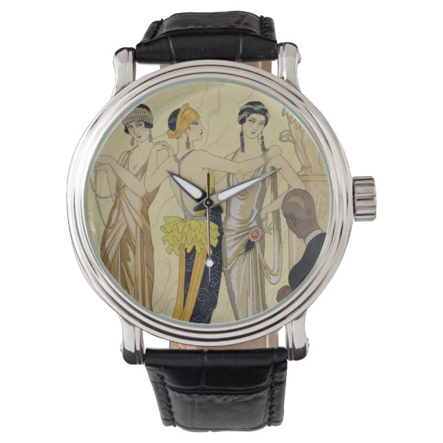 Montre L'arrêt de Paris, 1920-30 (tirage pochoir) (devant)