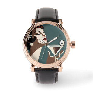 Montre L'Art Moderne du Milieu du Siècle La DIva Martini