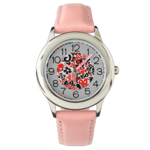 Montre L'art populaire ukrainien motif floral abstact