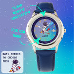Montre L'Astronaute Spatiale Rocket Kids Apprendre À Dire<br><div class="desc">Faites naître la curiosité et la passion de votre enfant pour l’espace tout en lui apprenant à raconter le temps avec cette Astronaut Kids Learning Watch ! Doté d'un astronaute ludique qui monte une fusée, entouré de planètes, d'étoiles et d'un arrière - plan cosmique, ce design est parfait pour les...</div>