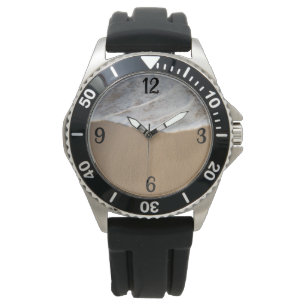 Montre Lave-linge blanc sur la plage