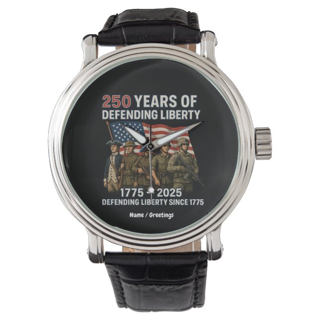Montre Le 250e anniversaire de la parade militaire du dra (devant)