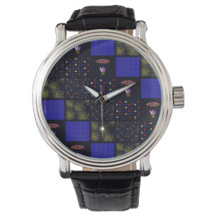 Montre Le 4 juillet Patchwork Motif - le 4 juillet