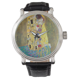 Montre Le baiser de Gustav Klimt, Art Nouveau Vintage