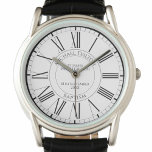 Montre Le baptême à l'église Regarder personnalisé<br><div class="desc">Une montre pour commémorer le baptême de quelqu'un dans une église. Personnalisez pour inclure le nom,  le baptême,  l'église et la date. Méménite unique d'une occasion religieuse spéciale.</div>