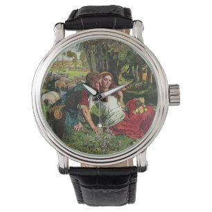 Montre Le berger et sa petite amie (par Holman Hunt)
