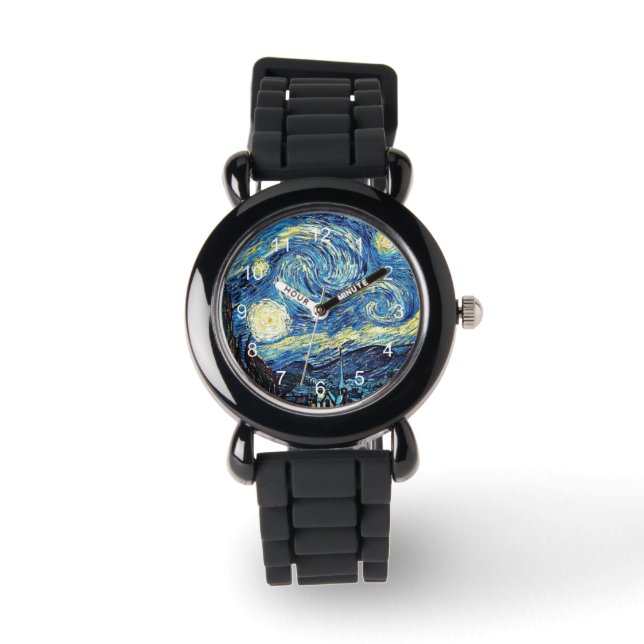 Montre Le célèbre tableau de Van Gogh, Starry Night (Recto)