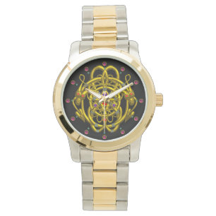 MONTRE LE CÉLTIQUE D'OR CONTIENT DES DRAGONS DOUX