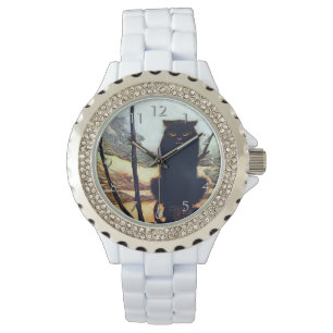 Montre Le chat noir