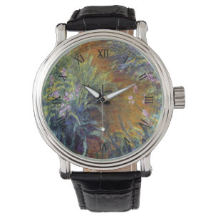 Montre Le chemin à travers les iris par Claude Monet