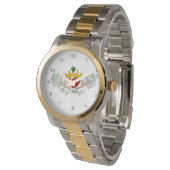 Montre Le Claddagh (couleur complète) (Incliné)