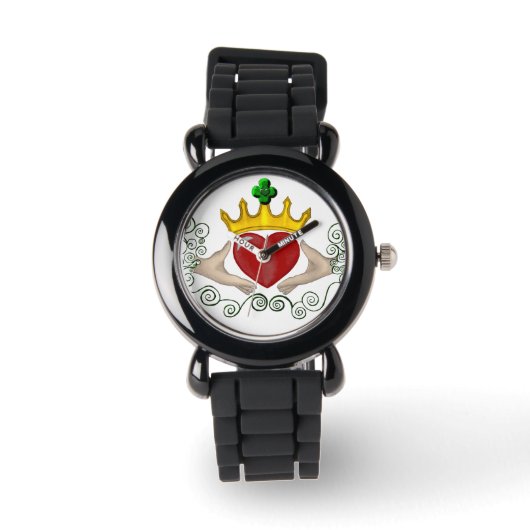 Montre Le Claddagh (couleur complète) (Recto)