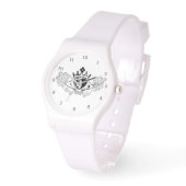 Montre Le Claddagh (noir) (Angle)