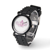 Montre Le Claddagh (rose) (Angle)