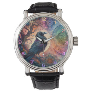 Montre Le Corbeau de la vie Mandala Pagan