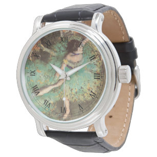 Montre Le Danseur Vert par Edgar Degas, Ballet Vintage